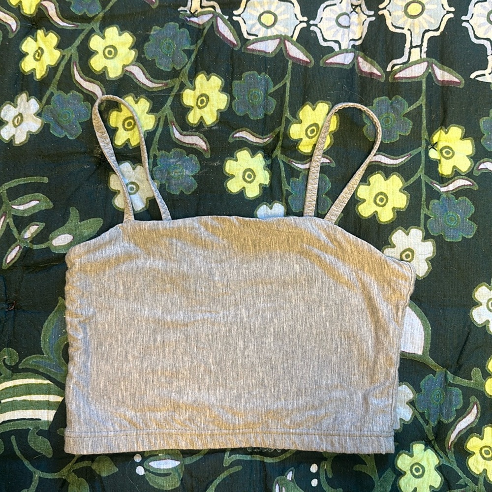 Huha Tata Crop Cami XS grey
